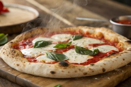 Classic Margherita Pizza at Home Without a Pizza Oven 