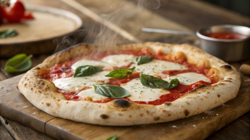 Classic Margherita Pizza at Home Without a Pizza Oven 