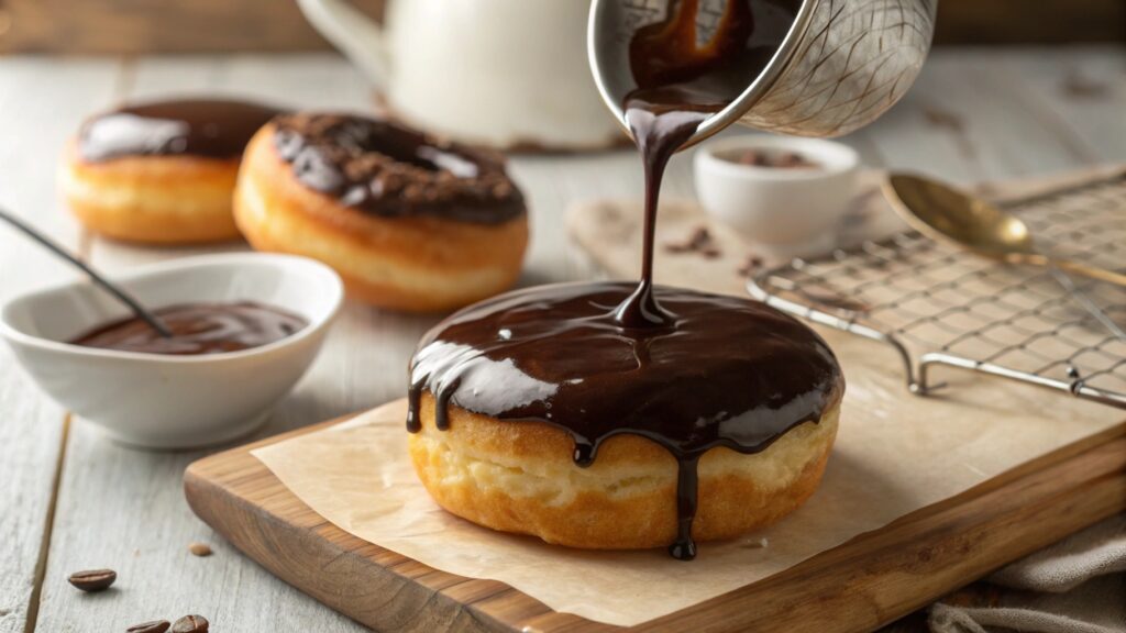 Best Way to Make Chocolate Glaze for Boston Cream Donuts