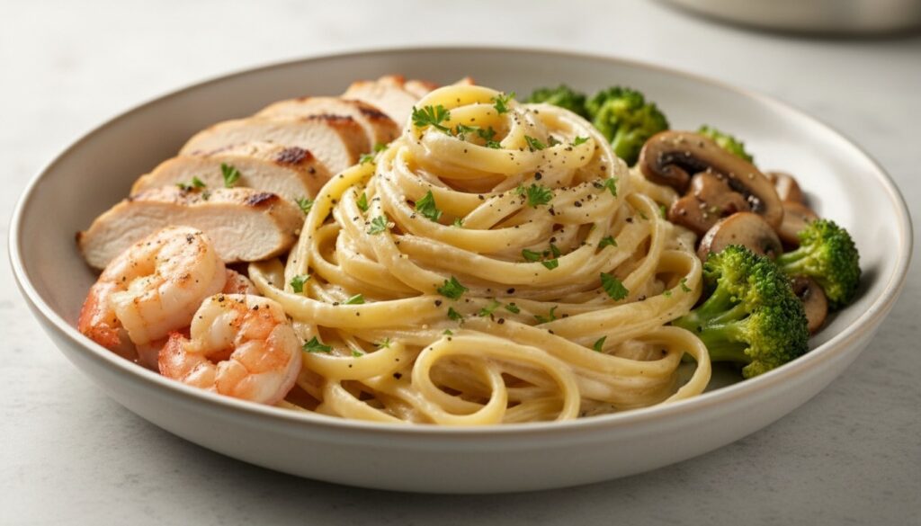 How to make Creamy Italian Alfredo Pasta 