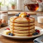 American Style Pancakes with Simple Pantry Ingredients 