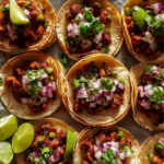 Mexican Street Style Tacos with Homemade Tortillas 