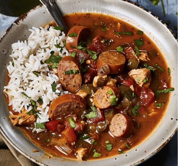Chicken and Andouille Gumbo Recipe 