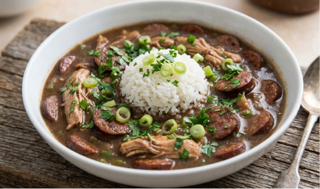 Chicken and Andouille Gumbo Recipe
