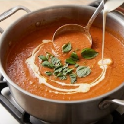 Fresh Roasted Tomato Basil Soup Recipe